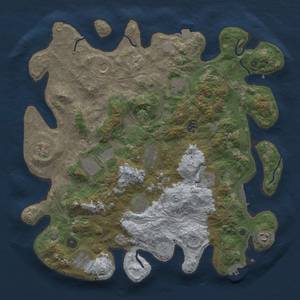 Thumbnail Rust Map: Procedural Map, Size: 4250, Seed: 1169199988, 19 Monuments