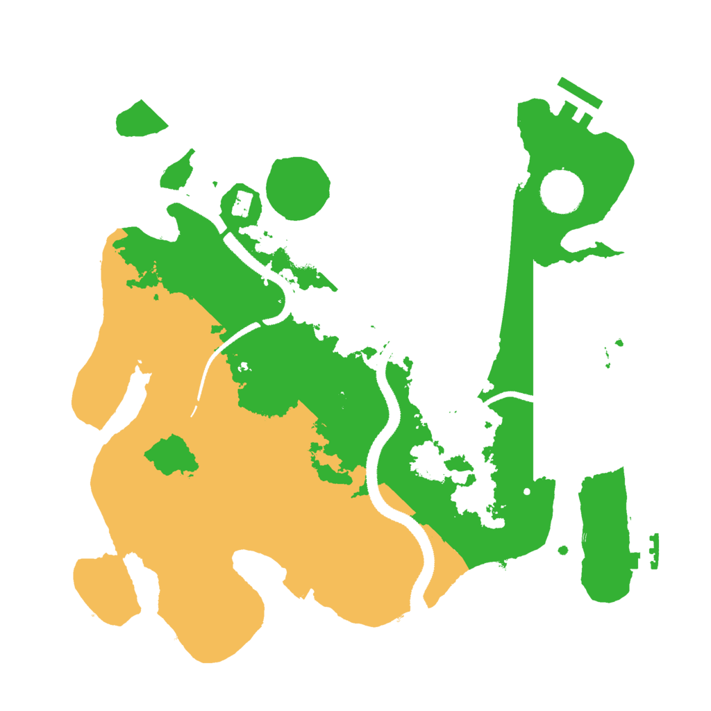 Biome Rust Map: Procedural Map, Size: 3000, Seed: 1339359798