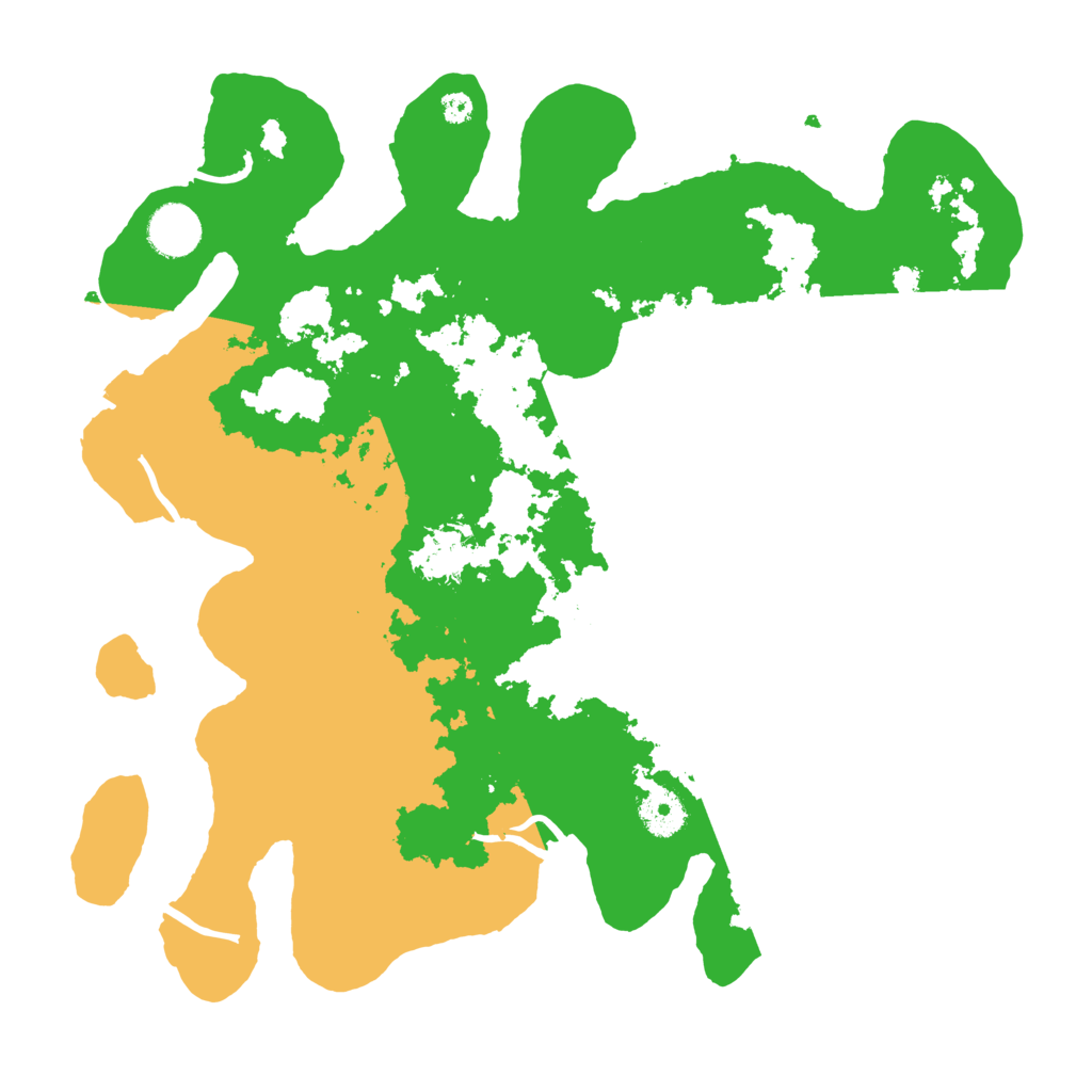 Biome Rust Map: Procedural Map, Size: 3600, Seed: 1210095161