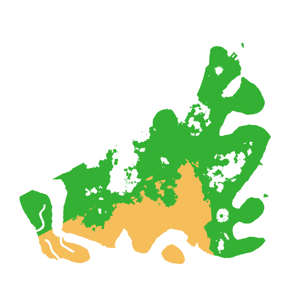 Biome Rust Map: Procedural Map, Size: 3300, Seed: 539543100