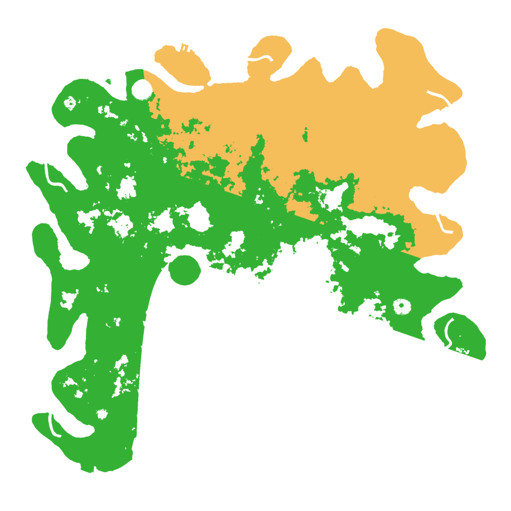 Biome Rust Map: Procedural Map, Size: 4500, Seed: 1176822486