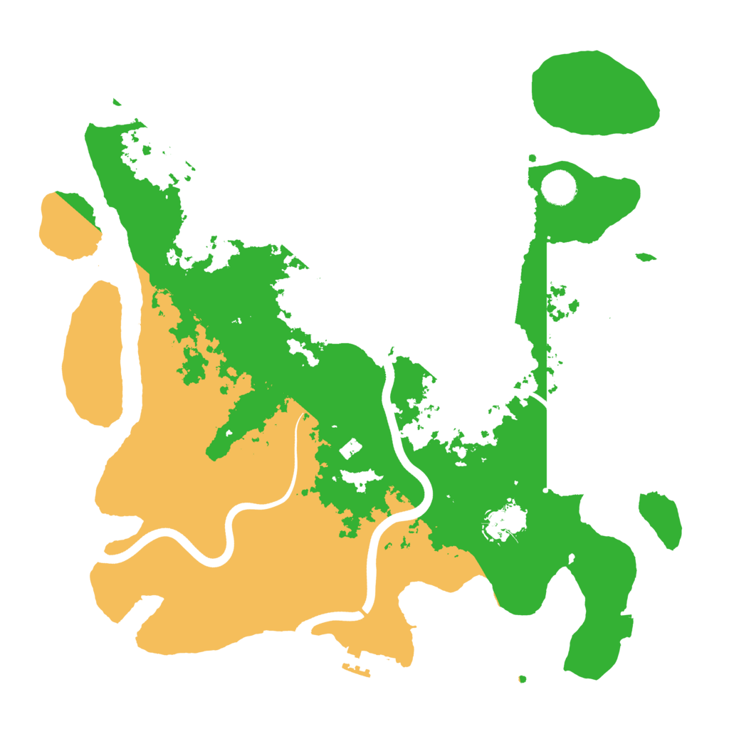 Biome Rust Map: Procedural Map, Size: 3750, Seed: 53432618