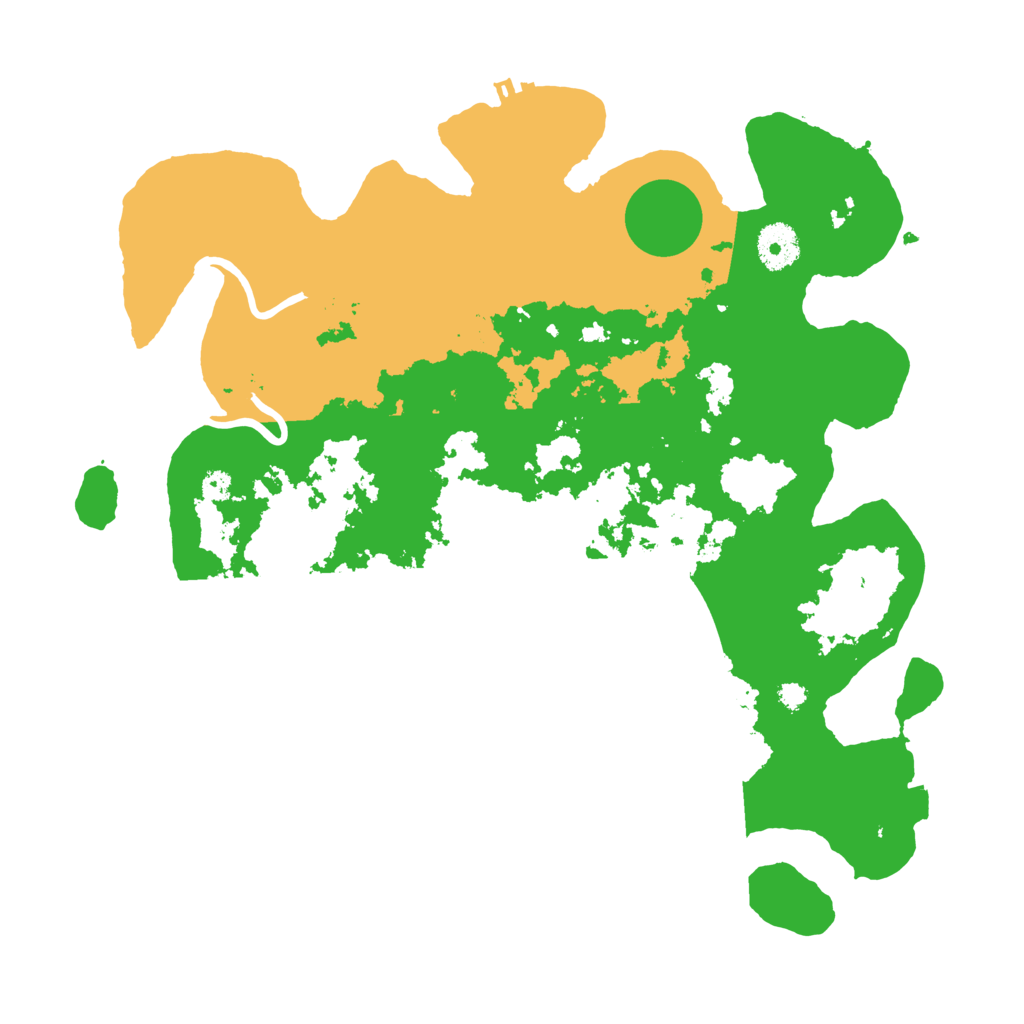 Biome Rust Map: Procedural Map, Size: 3500, Seed: 1437209175