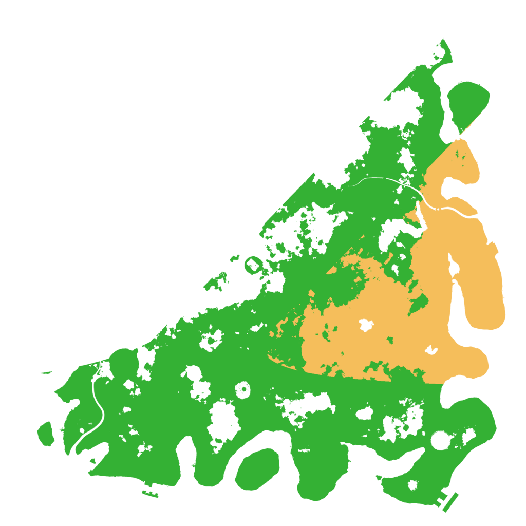 Biome Rust Map: Procedural Map, Size: 4800, Seed: 1666179241