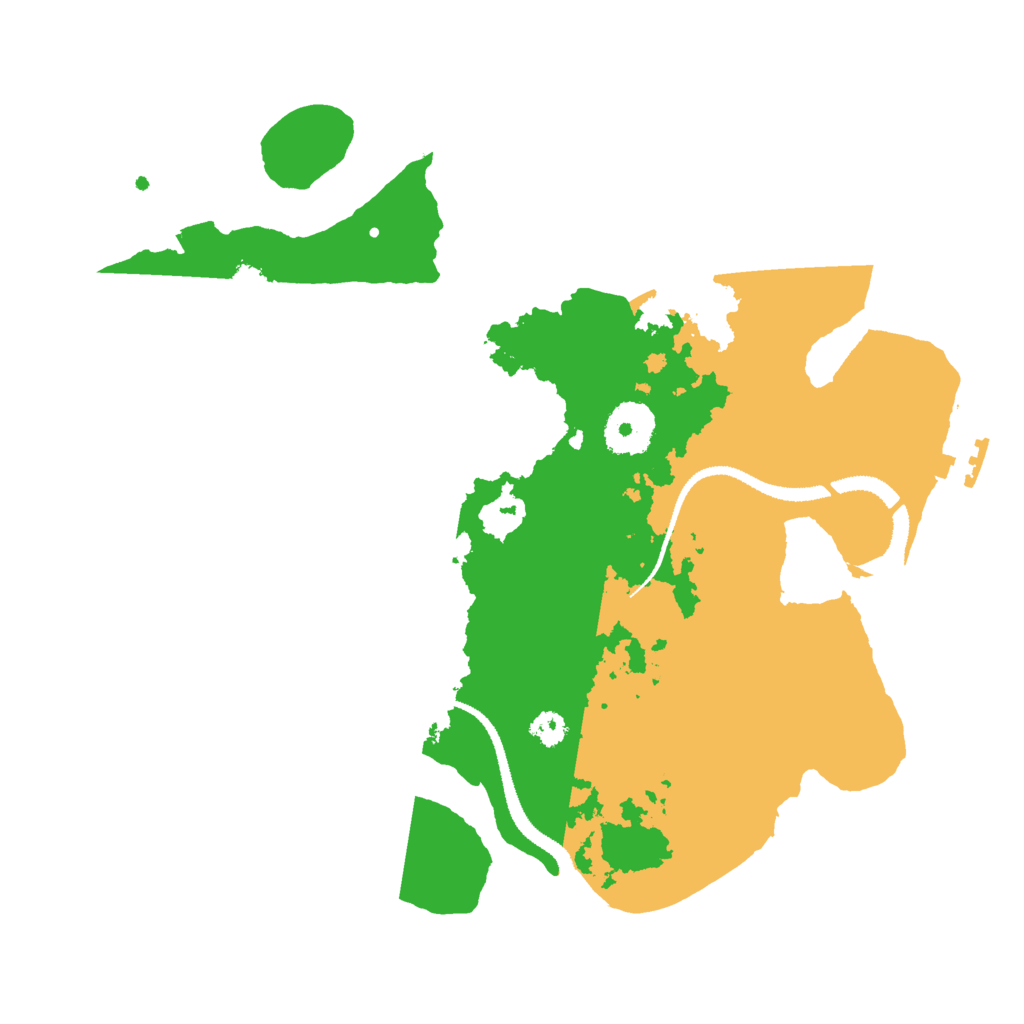 Biome Rust Map: Procedural Map, Size: 3000, Seed: 1575713641