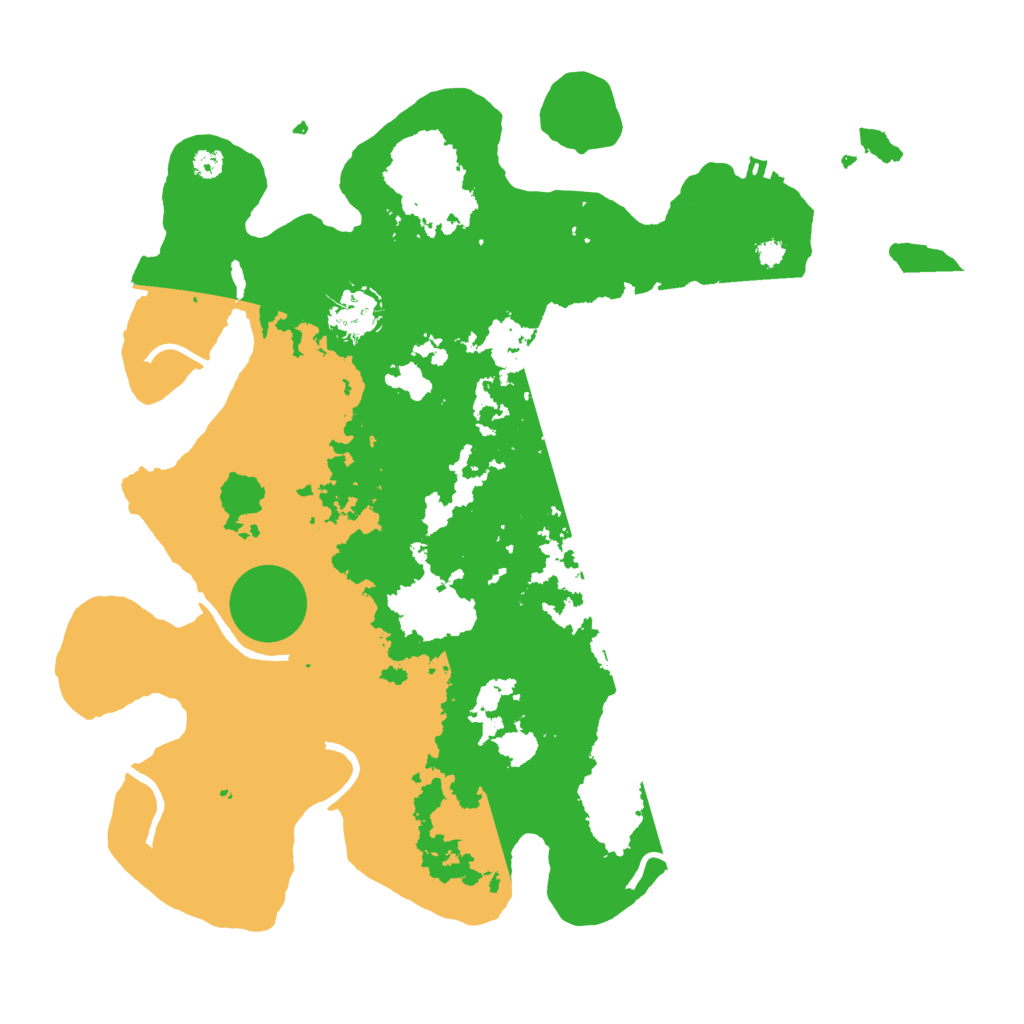 Biome Rust Map: Procedural Map, Size: 3500, Seed: 3832335