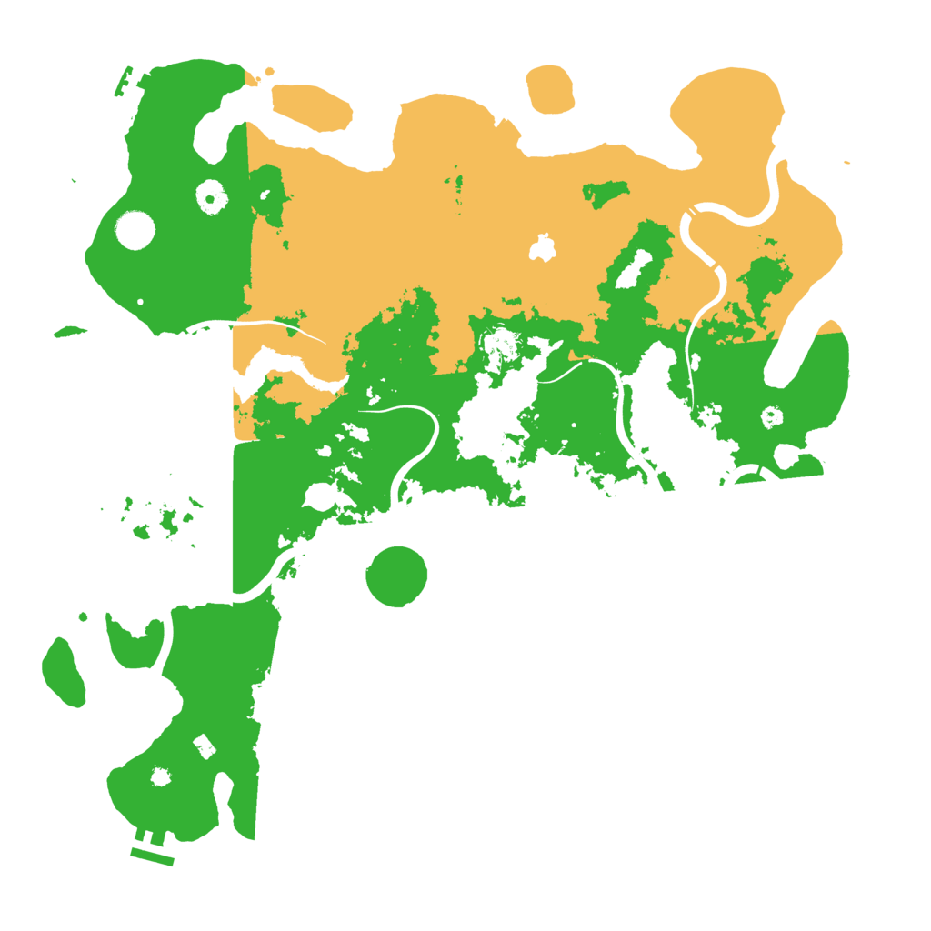 Biome Rust Map: Procedural Map, Size: 4300, Seed: 321699587