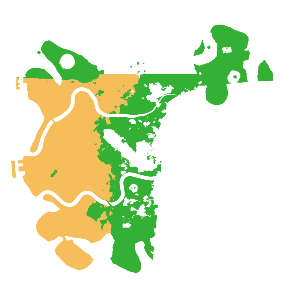 Biome Rust Map: Procedural Map, Size: 3500, Seed: 1823229798