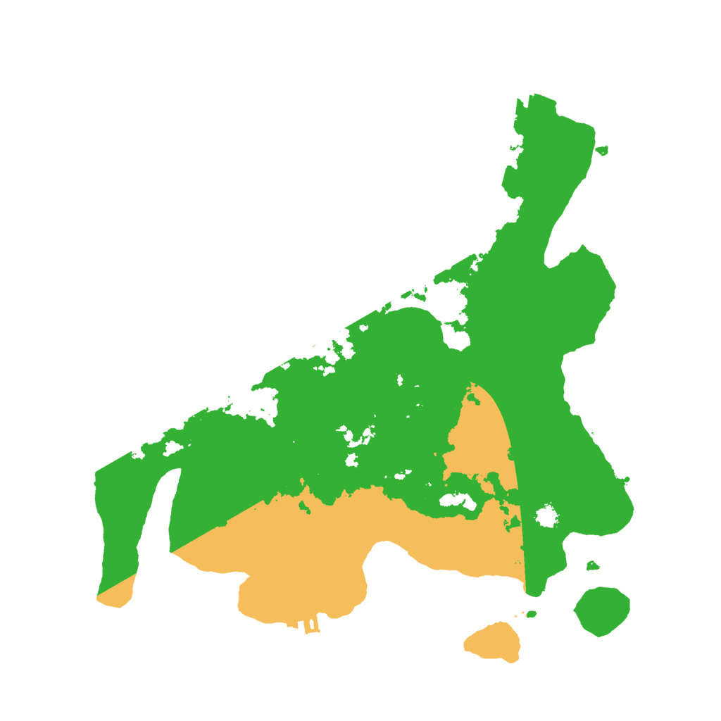 Biome Rust Map: Procedural Map, Size: 3000, Seed: 831098198
