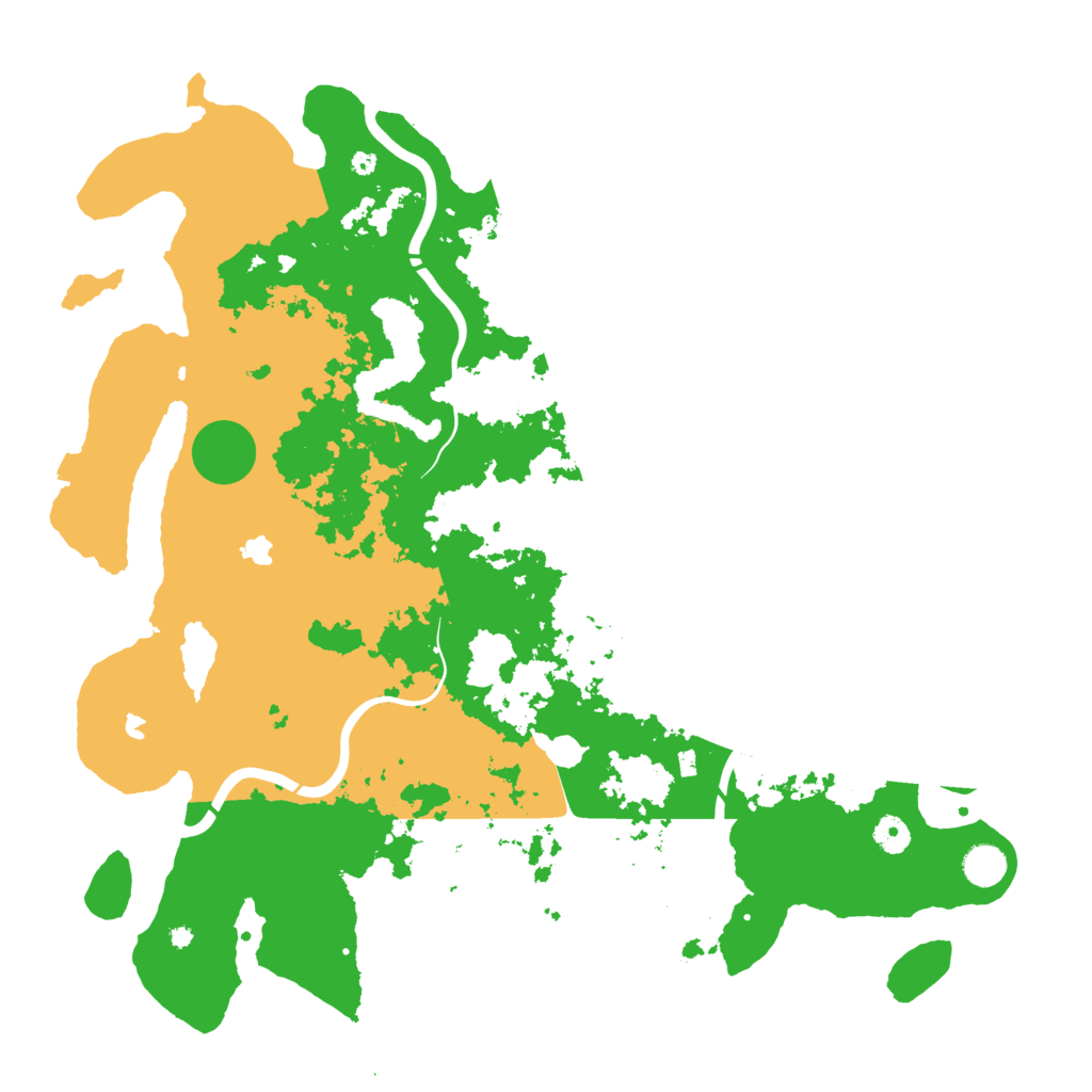 Biome Rust Map: Procedural Map, Size: 4500, Seed: 864499384