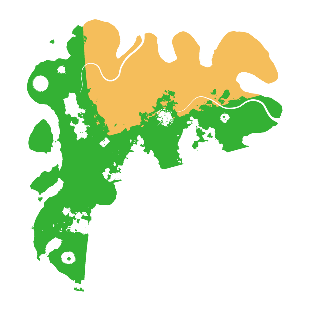 Biome Rust Map: Procedural Map, Size: 3500, Seed: 2085971783