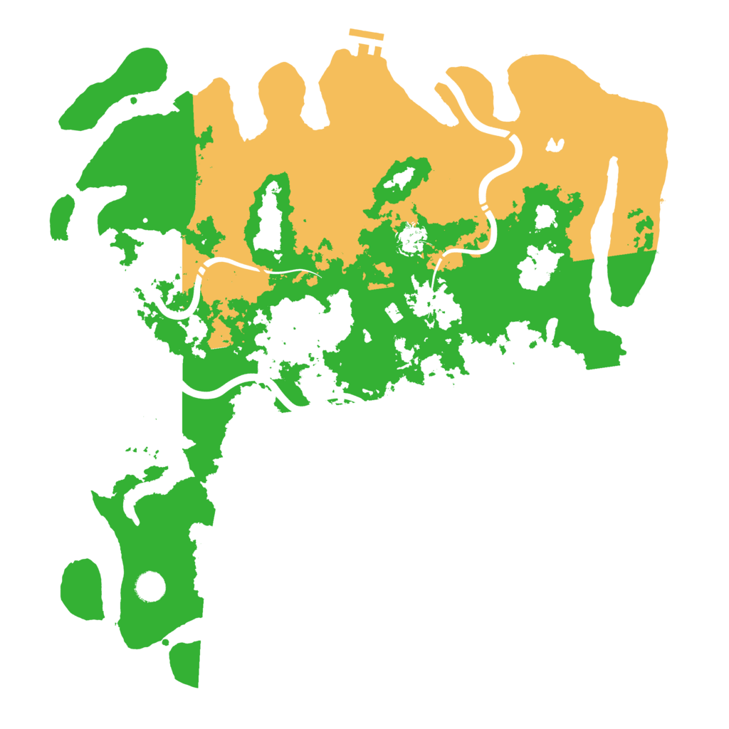 Biome Rust Map: Procedural Map, Size: 4250, Seed: 124417