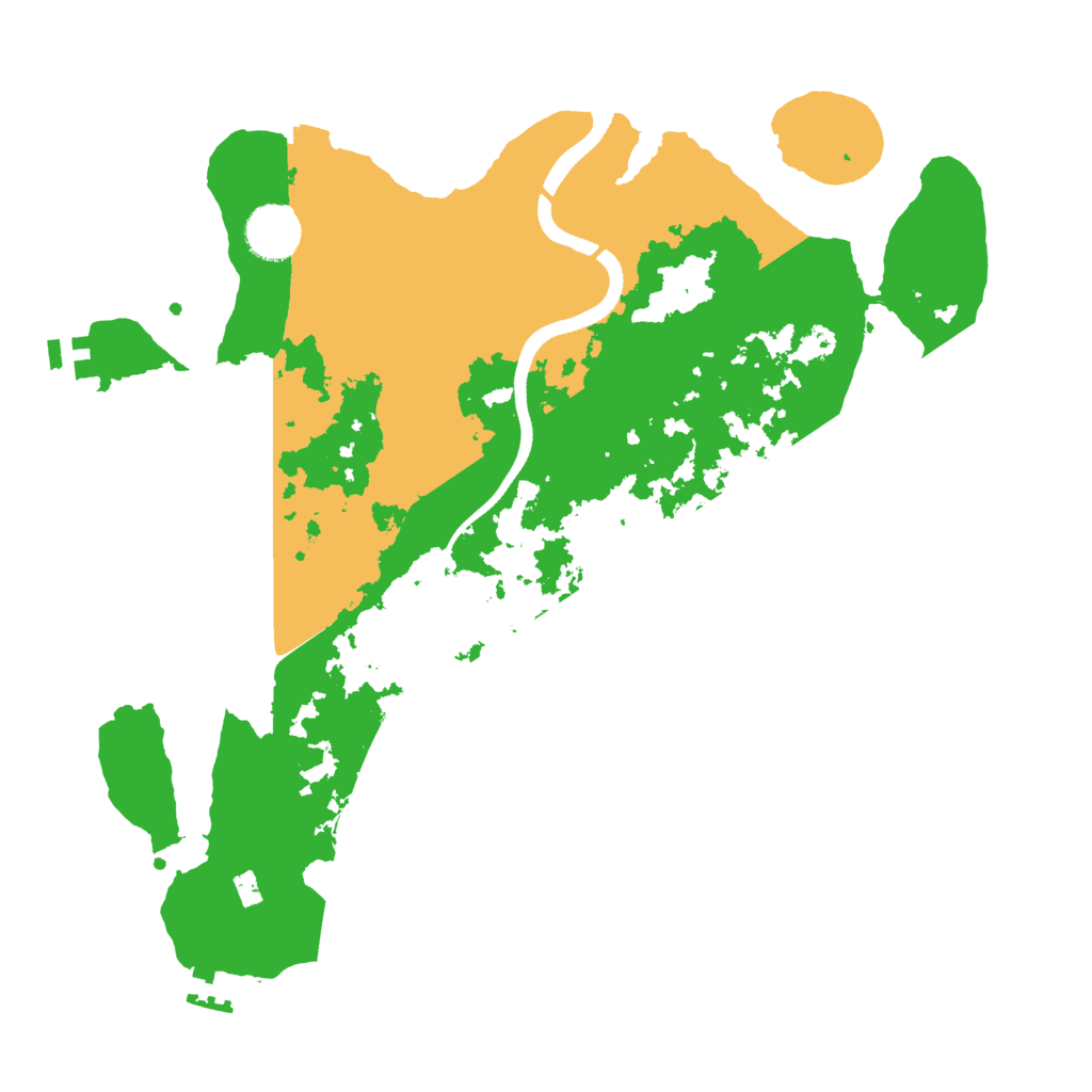 Biome Rust Map: Procedural Map, Size: 3500, Seed: 1121153510