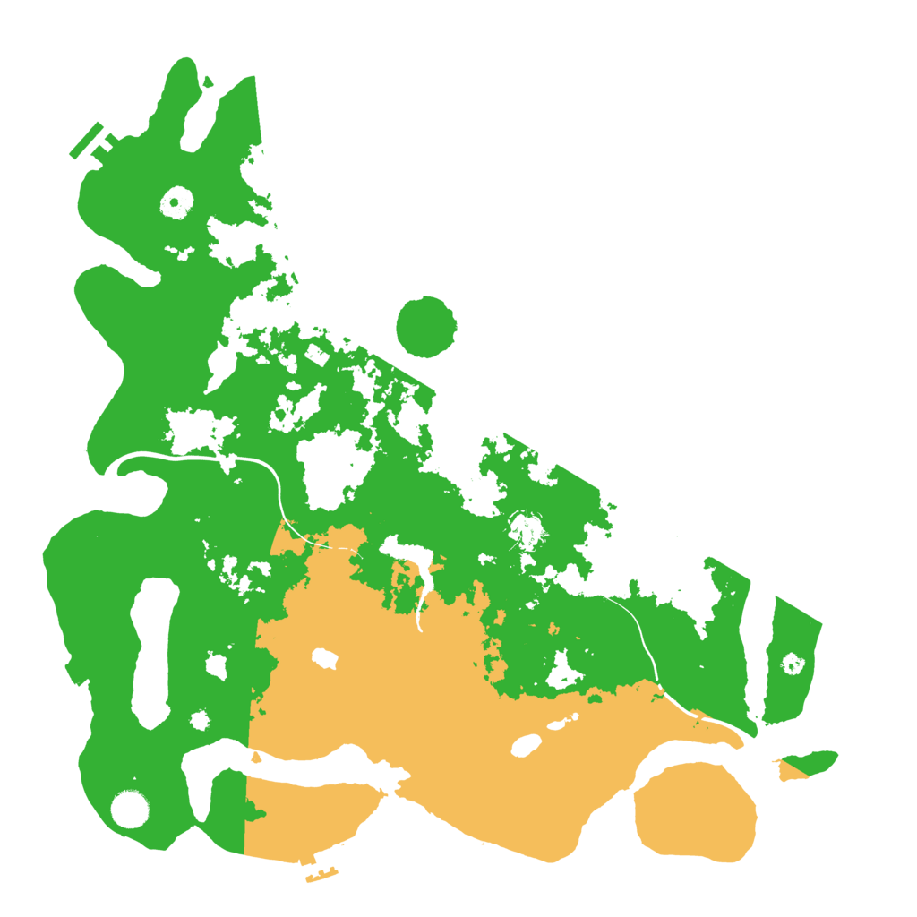 Biome Rust Map: Procedural Map, Size: 4250, Seed: 859649381