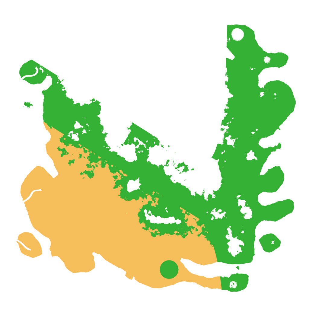 Biome Rust Map: Procedural Map, Size: 4400, Seed: 48285662