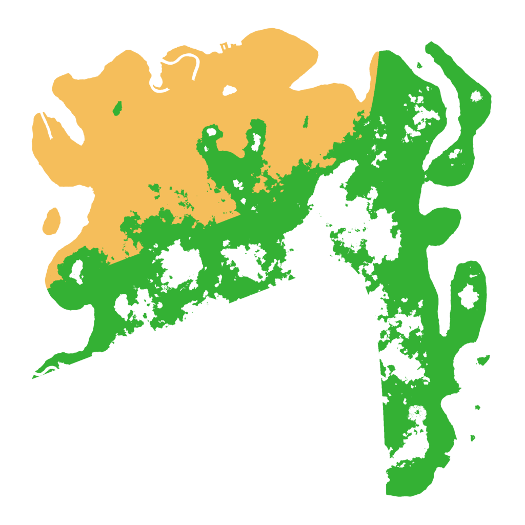 Biome Rust Map: Procedural Map, Size: 4500, Seed: 2034959682