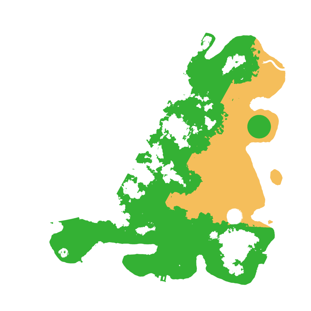 Biome Rust Map: Procedural Map, Size: 3500, Seed: 14797329