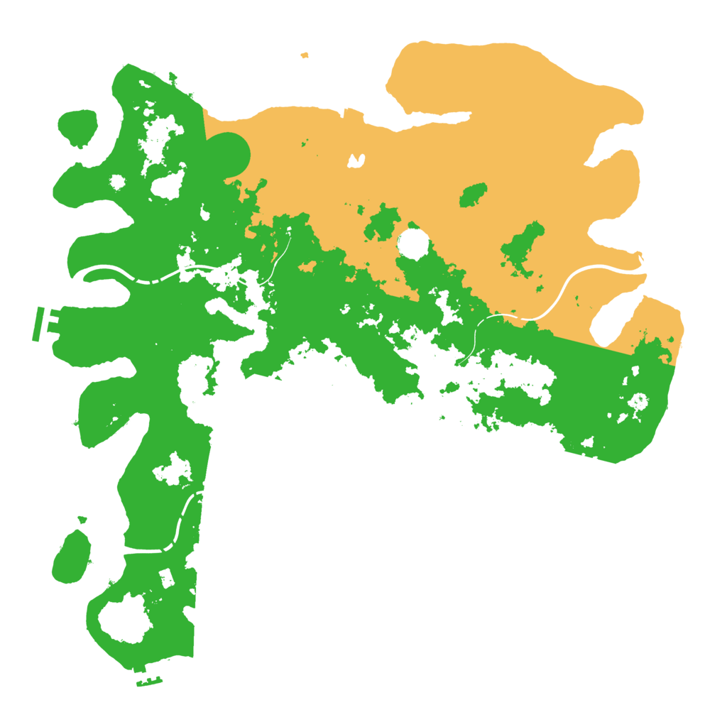 Biome Rust Map: Procedural Map, Size: 4250, Seed: 81143729