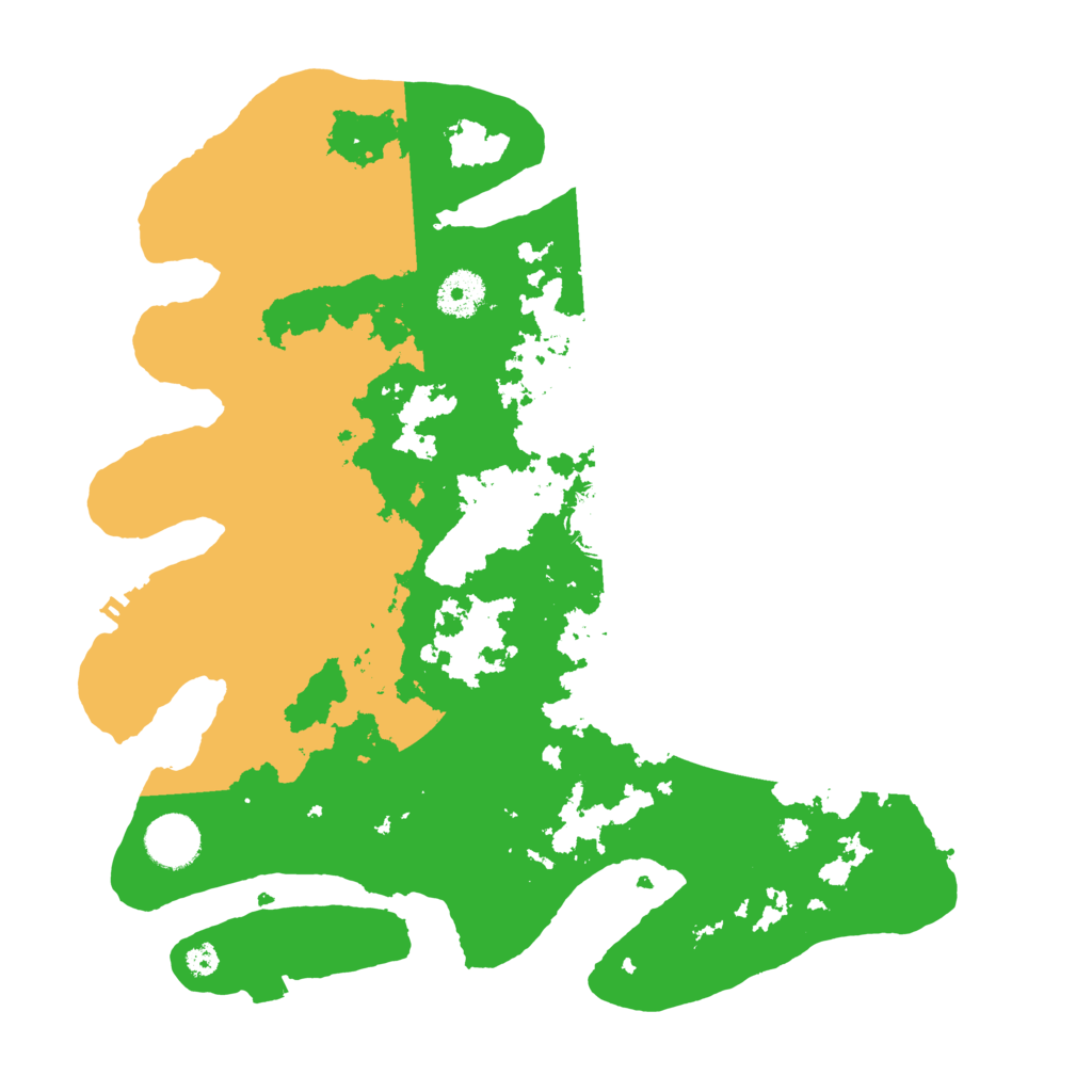 Biome Rust Map: Procedural Map, Size: 3500, Seed: 852174567