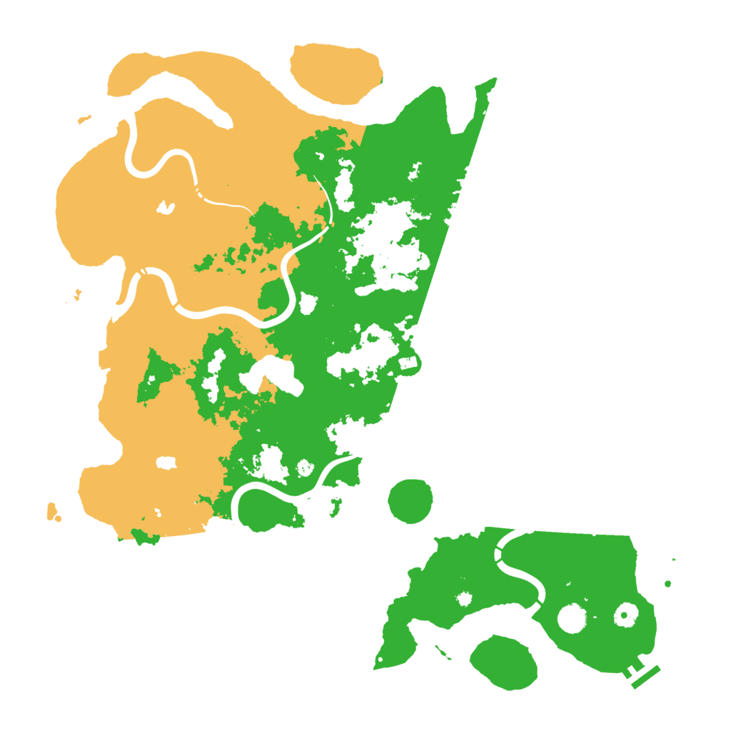 Biome Rust Map: Procedural Map, Size: 4500, Seed: 574889090