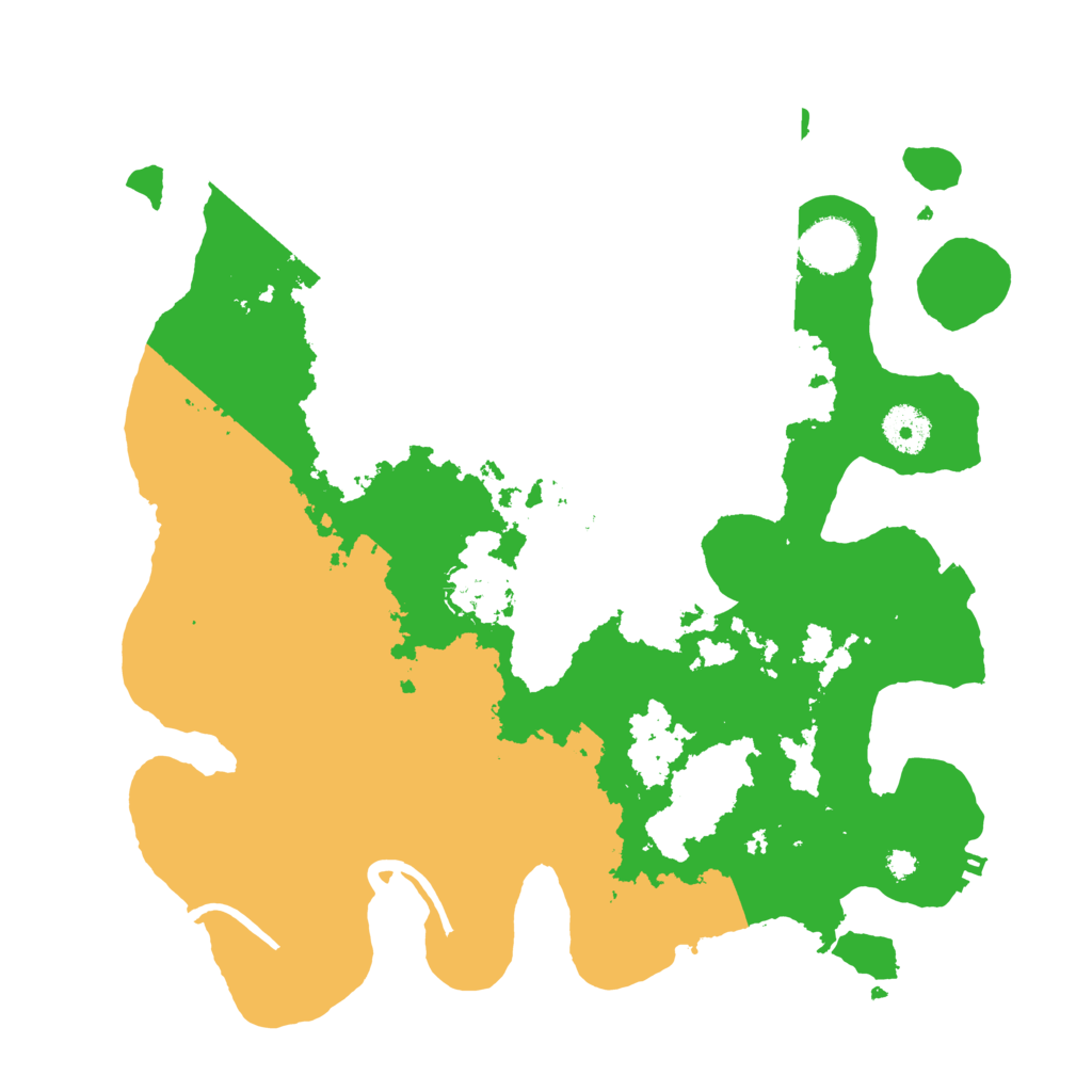 Biome Rust Map: Procedural Map, Size: 3500, Seed: 681405822