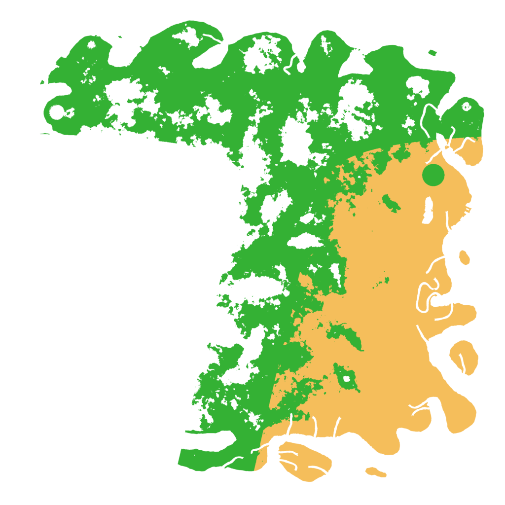 Biome Rust Map: Procedural Map, Size: 6000, Seed: 99564