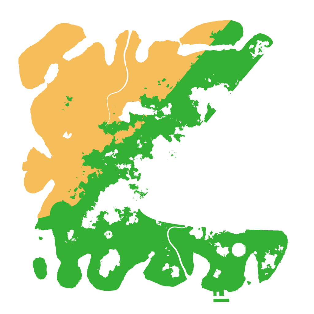 Biome Rust Map: Procedural Map, Size: 4000, Seed: 1551842511