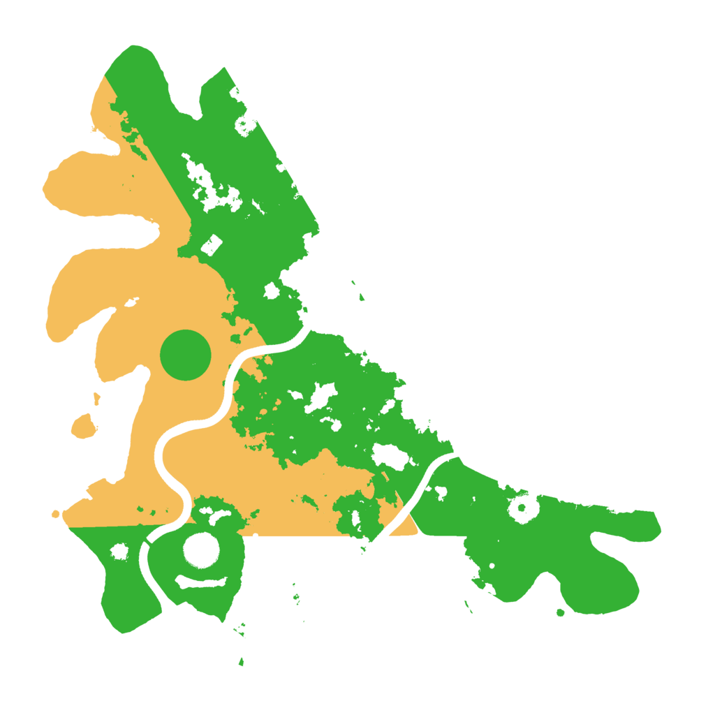 Biome Rust Map: Procedural Map, Size: 3700, Seed: 1790669140