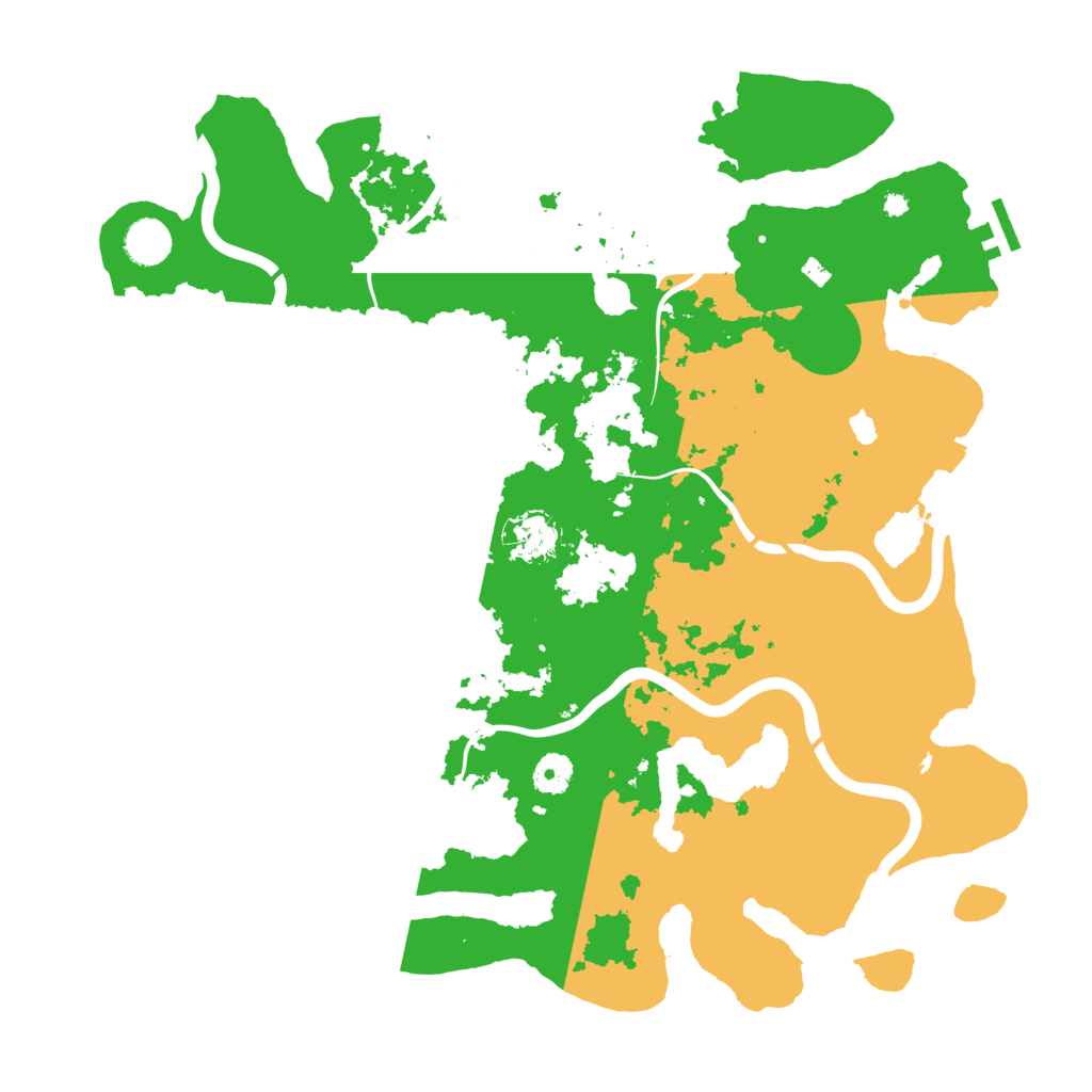 Biome Rust Map: Procedural Map, Size: 4100, Seed: 75913778