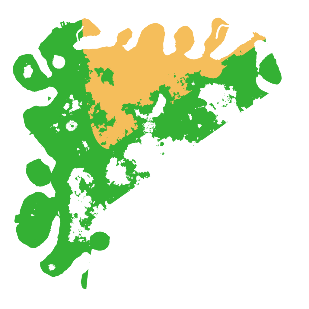Biome Rust Map: Procedural Map, Size: 4300, Seed: 57122306