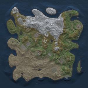 Thumbnail Rust Map: Procedural Map, Size: 3750, Seed: 1876939182, 19 Monuments