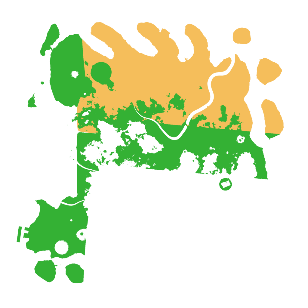 Biome Rust Map: Procedural Map, Size: 3950, Seed: 34801992