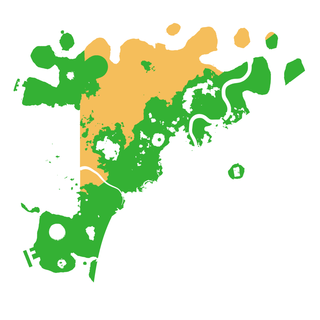 Biome Rust Map: Procedural Map, Size: 3700, Seed: 563779460
