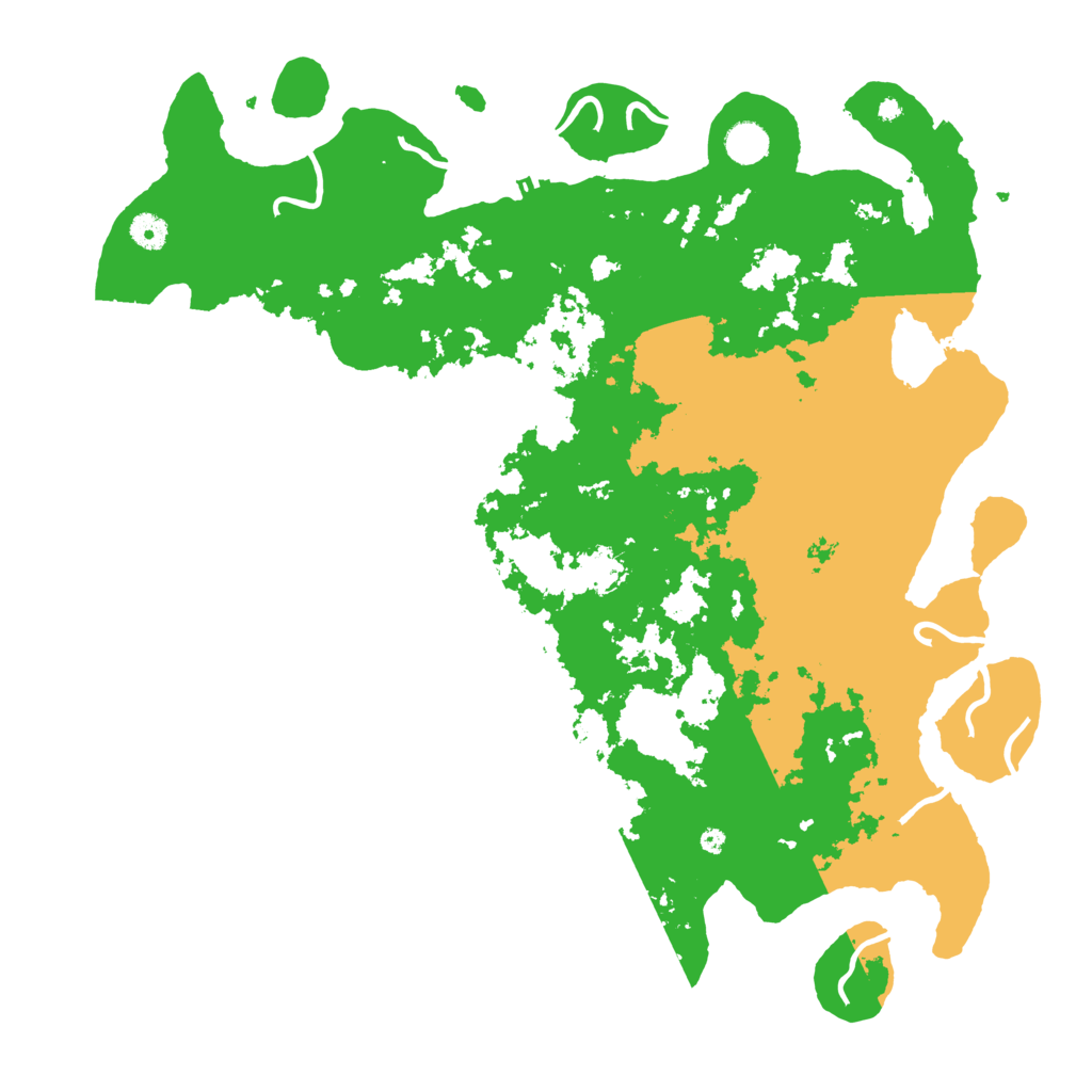 Biome Rust Map: Procedural Map, Size: 4500, Seed: 1266947212