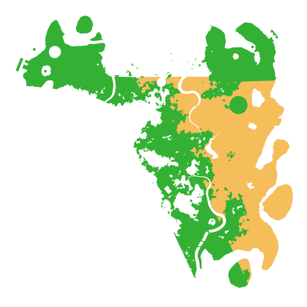 Biome Rust Map: Procedural Map, Size: 4500, Seed: 1266947212