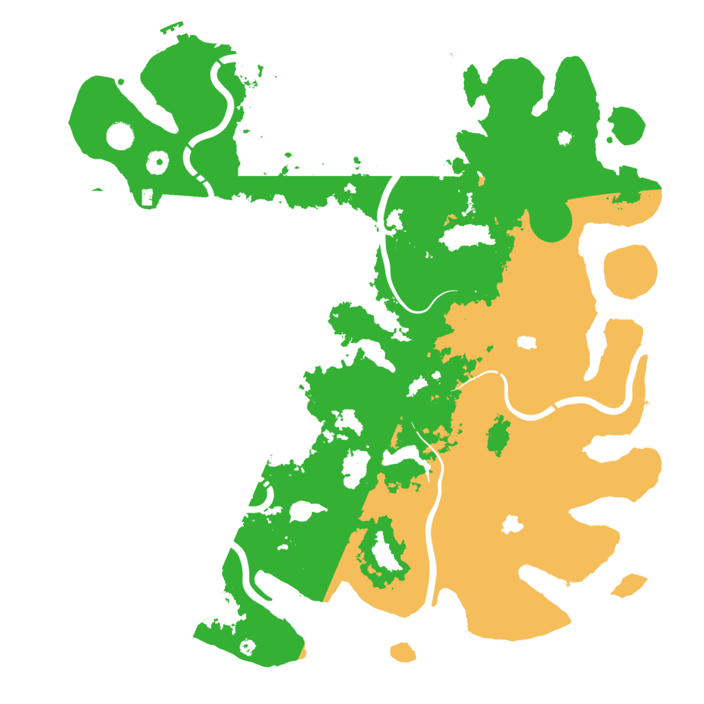 Biome Rust Map: Procedural Map, Size: 4500, Seed: 1471549558