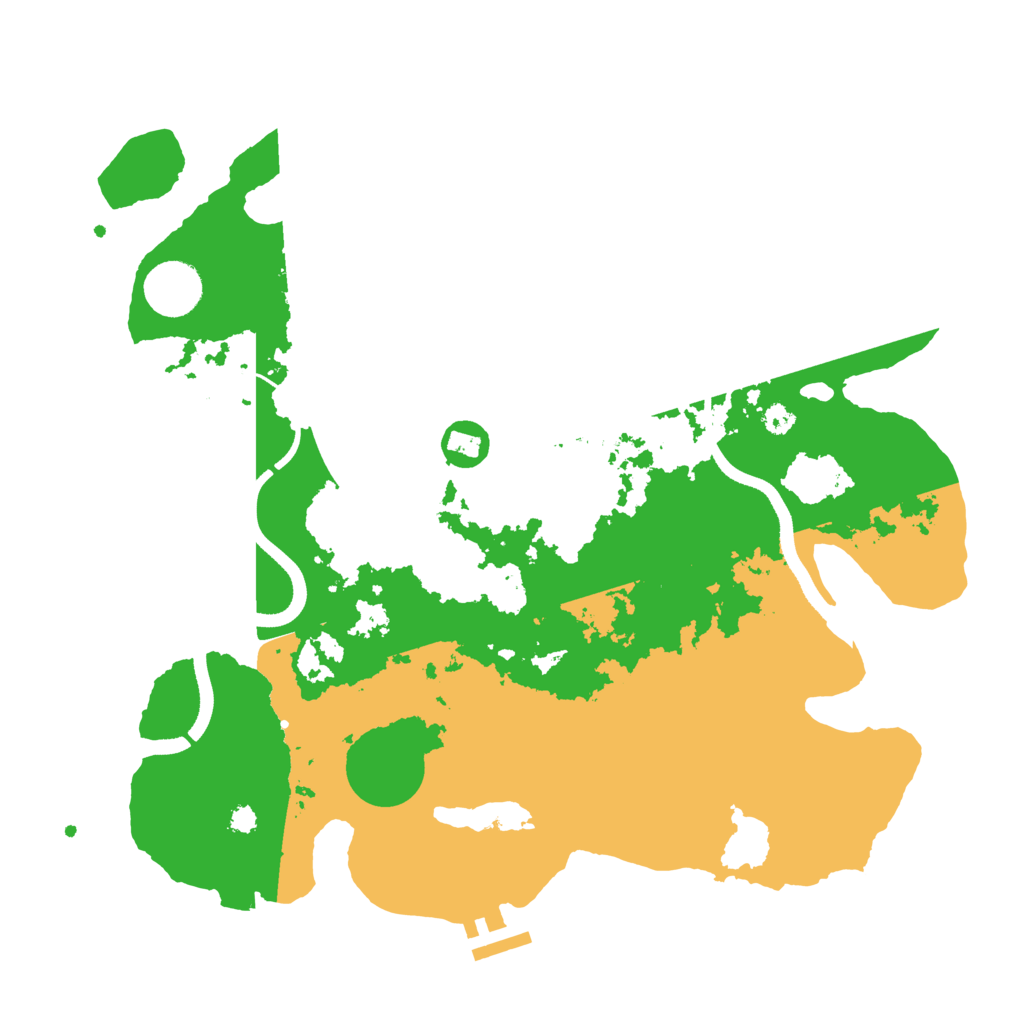 Biome Rust Map: Procedural Map, Size: 3450, Seed: 30355116