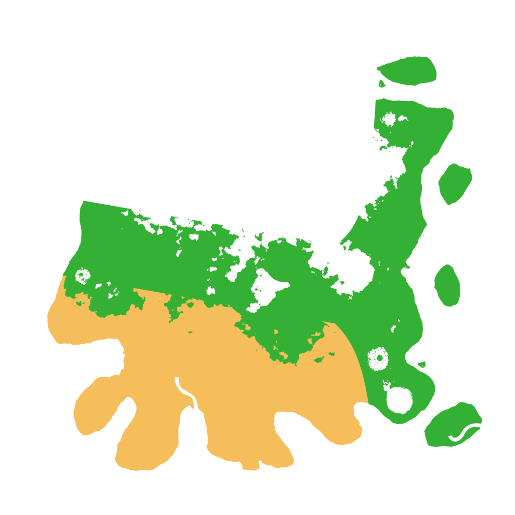 Biome Rust Map: Procedural Map, Size: 3500, Seed: 28231052