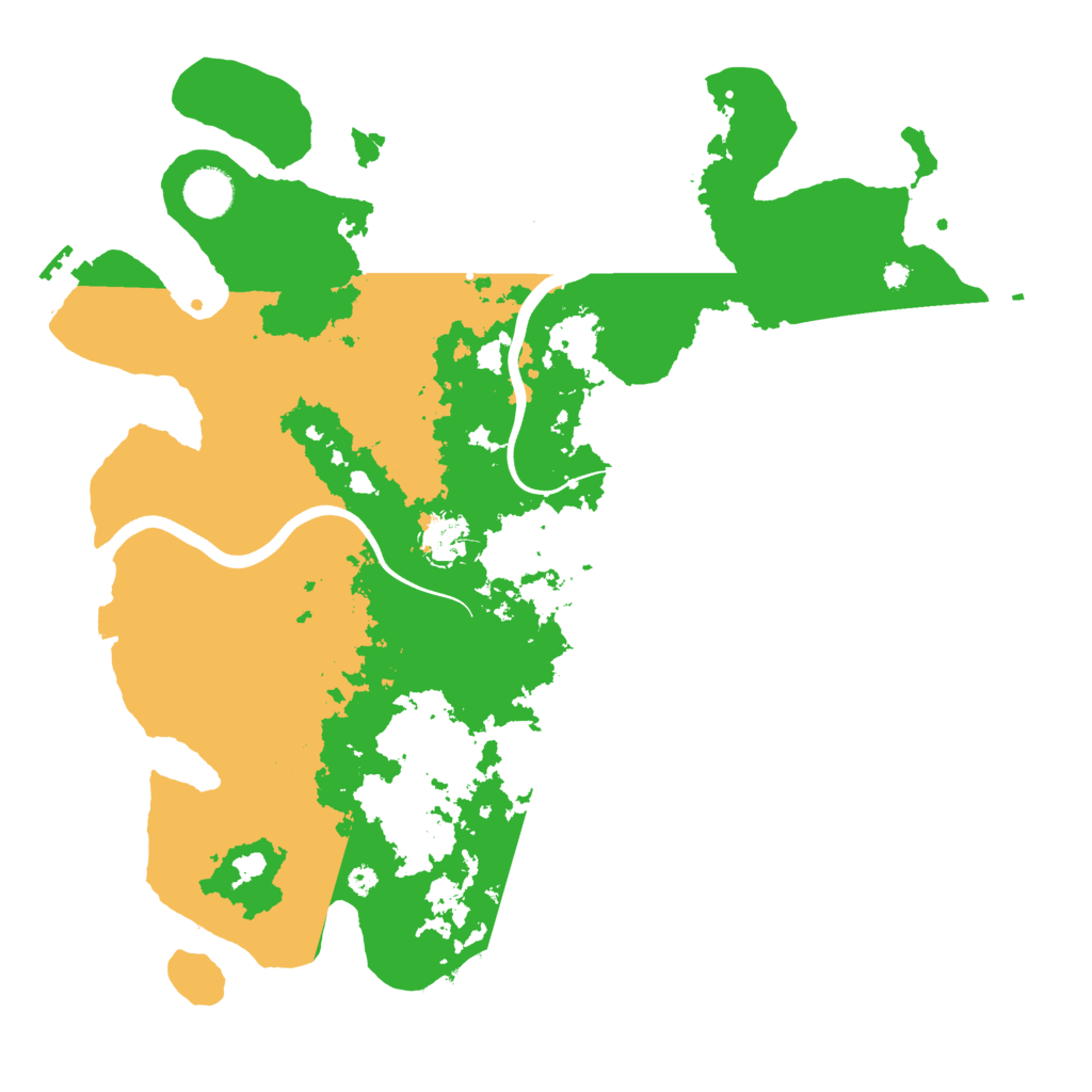 Biome Rust Map: Procedural Map, Size: 3850, Seed: 25345136