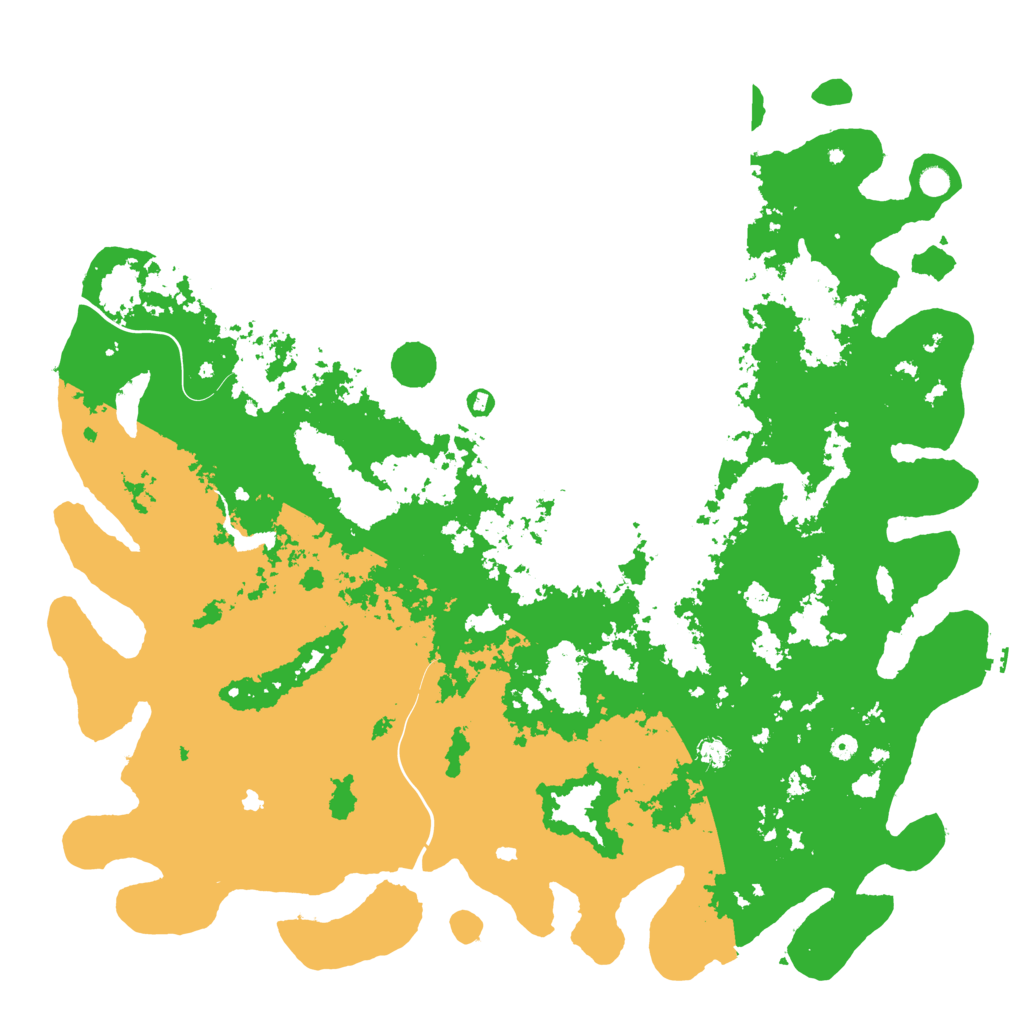 Biome Rust Map: Procedural Map, Size: 6000, Seed: 32116