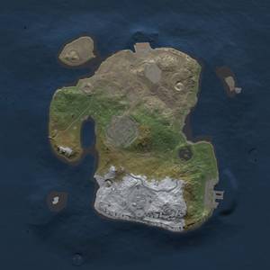 Thumbnail Rust Map: Procedural Map, Size: 2000, Seed: 42070, 6 Monuments