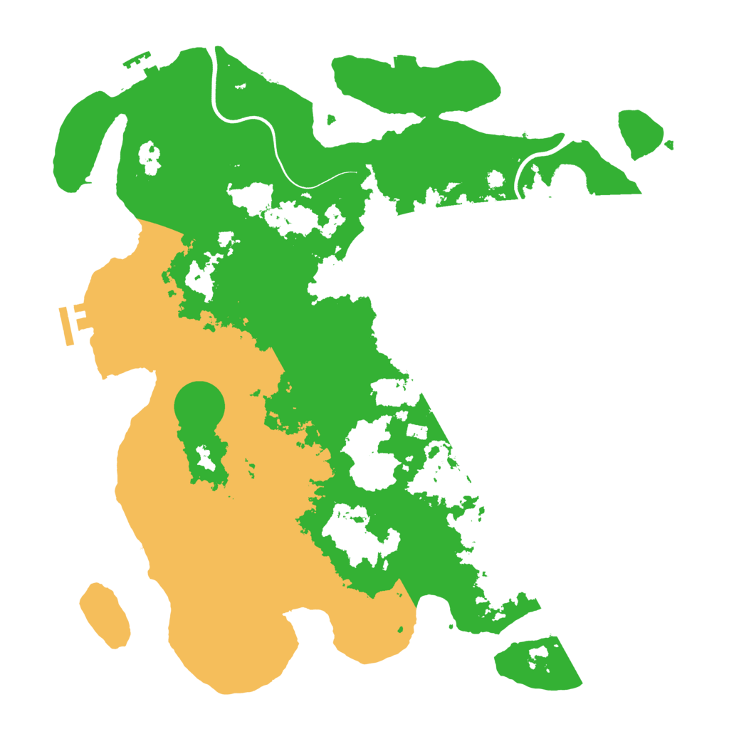 Biome Rust Map: Procedural Map, Size: 3800, Seed: 29054772