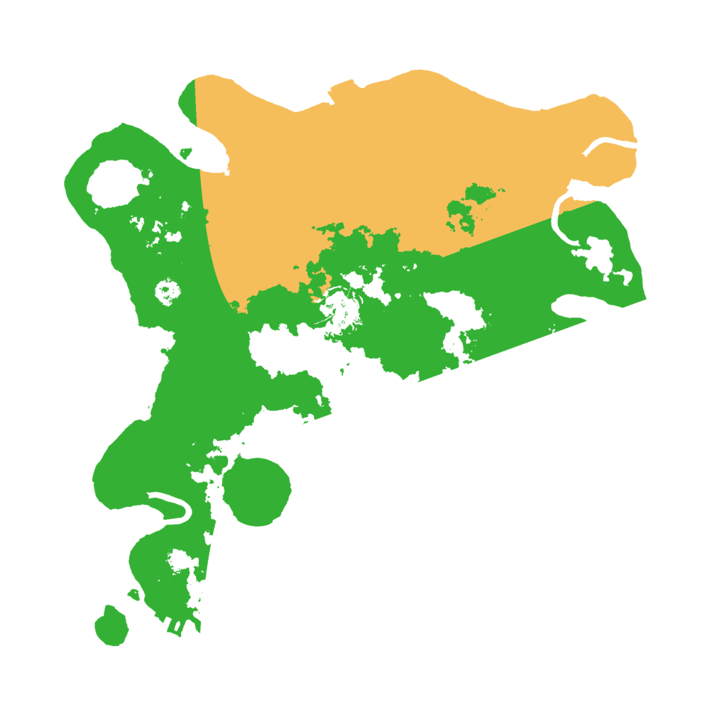 Biome Rust Map: Procedural Map, Size: 3000, Seed: 52572