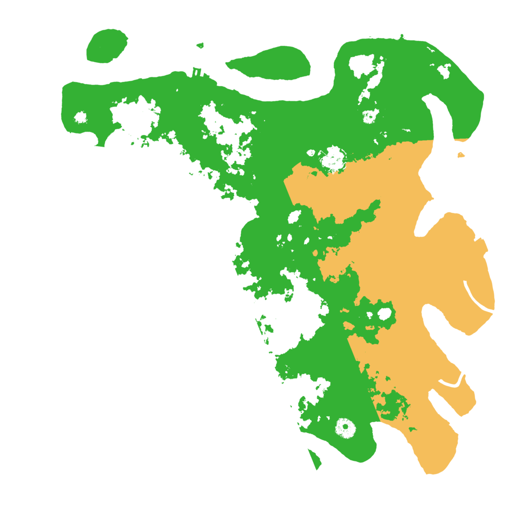 Biome Rust Map: Procedural Map, Size: 3900, Seed: 64310408