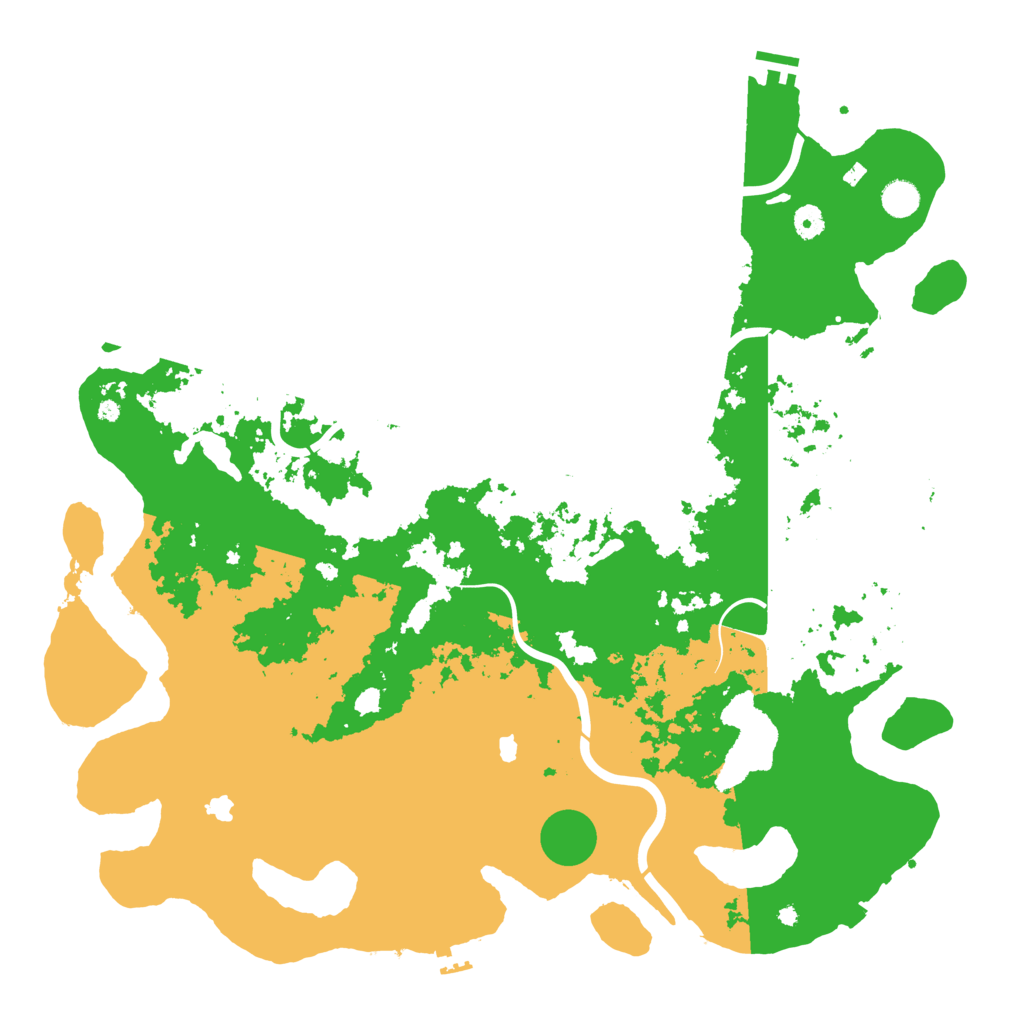 Biome Rust Map: Procedural Map, Size: 4800, Seed: 889050610