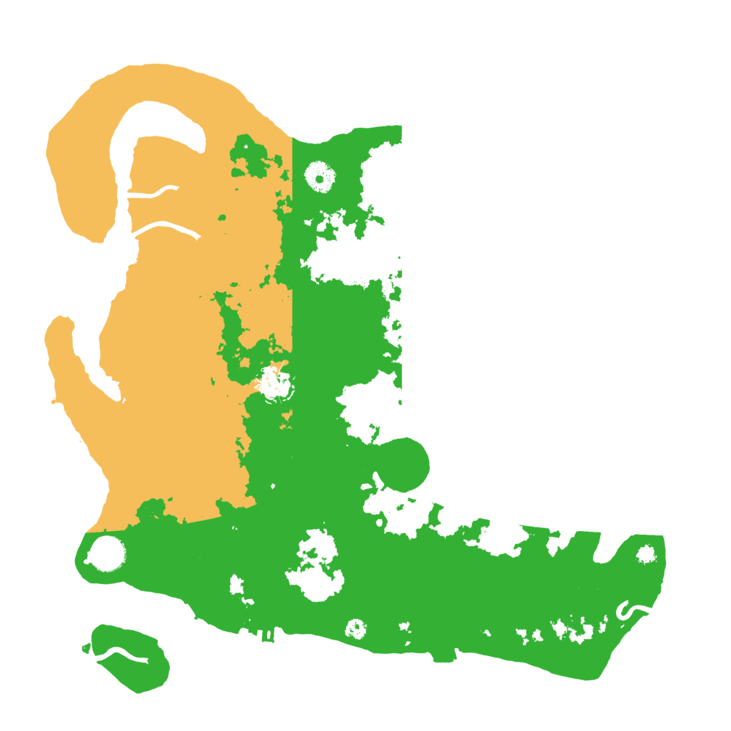 Biome Rust Map: Procedural Map, Size: 3650, Seed: 7119225