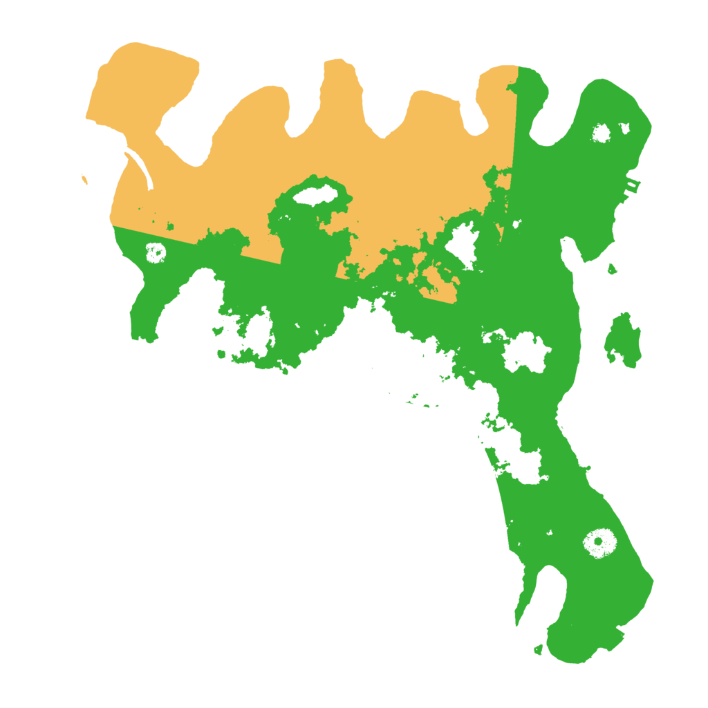 Biome Rust Map: Procedural Map, Size: 3500, Seed: 2091466857