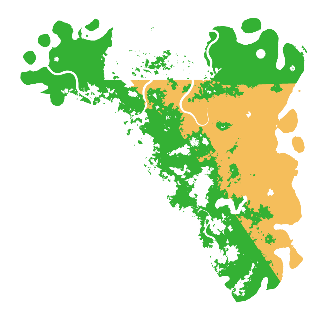 Biome Rust Map: Procedural Map, Size: 6000, Seed: 265570474