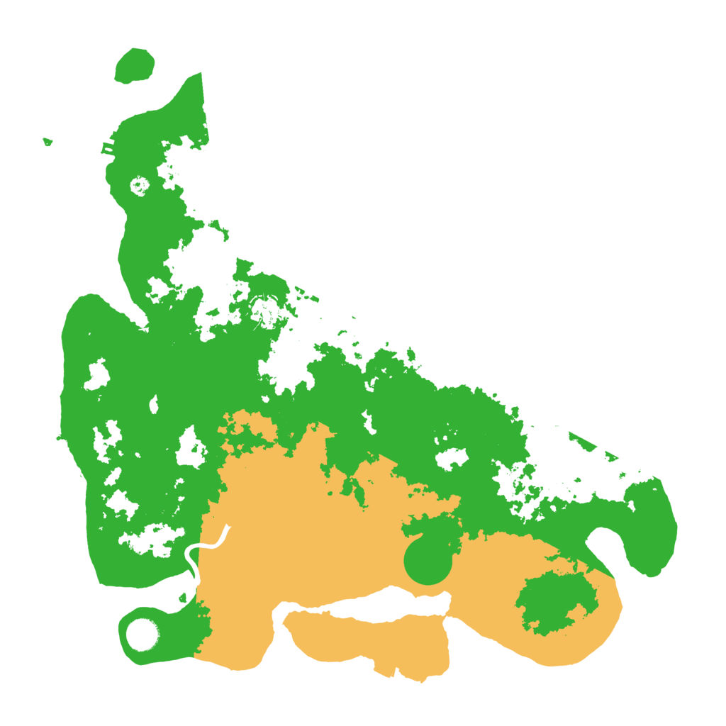 Biome Rust Map: Procedural Map, Size: 3950, Seed: 83357335