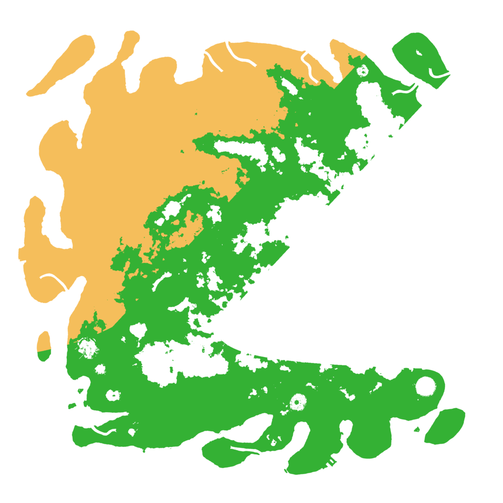 Biome Rust Map: Procedural Map, Size: 4500, Seed: 1215